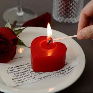 1 pc heart shaped candle, scented candles, wedding candles, Mother’s Day gifts,